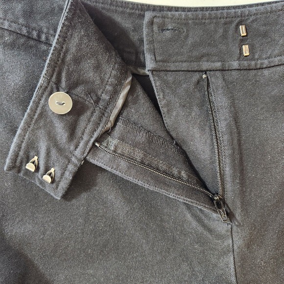 Chico’s Womens SZ 0.5 6 Dress Pants Trousers Pant Solid Black High Rise Stretch - Picture 3 of 9